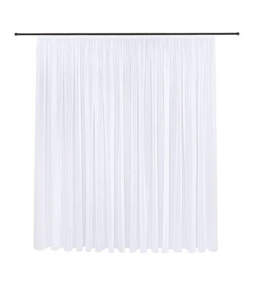 FERTIGSTORE  transparent  450/245 cm   - Weiß, Basics, Textil (450/245cm)