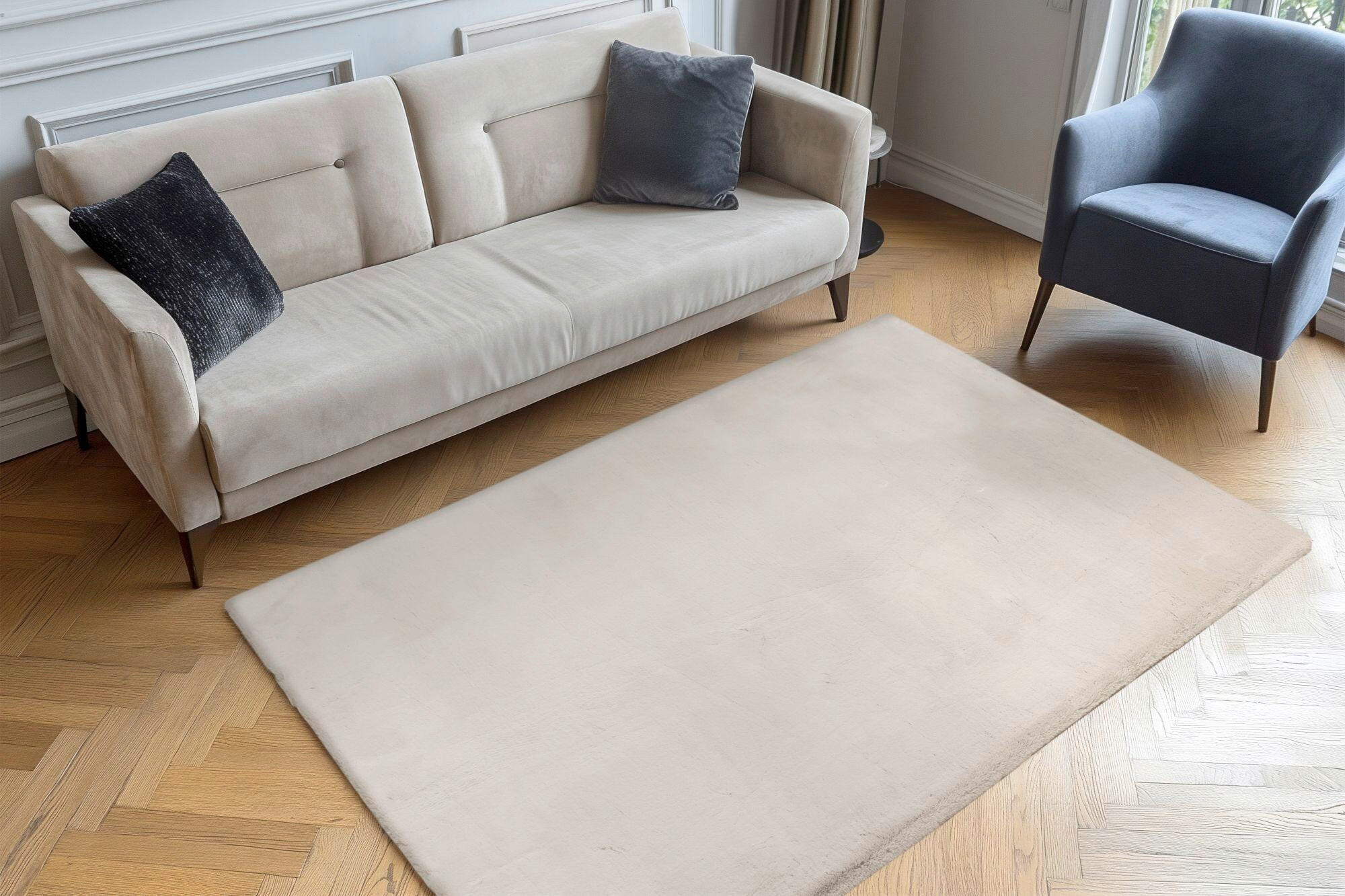 FELLTEPPICH 80/150 cm My Milestone Taupe  - Taupe, KONVENTIONELL, Textil (80/150cm) - Obsession
