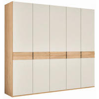 DREHTÜRENSCHRANK 249,6/229,4/59,5 cm,  in Eichefarben, Sandfarben, 5 Tür(en)  - Sandfarben/Eichefarben, Design, Holz/Holzwerkstoff (249,6/229,4/59,5cm) - Dieter Knoll
