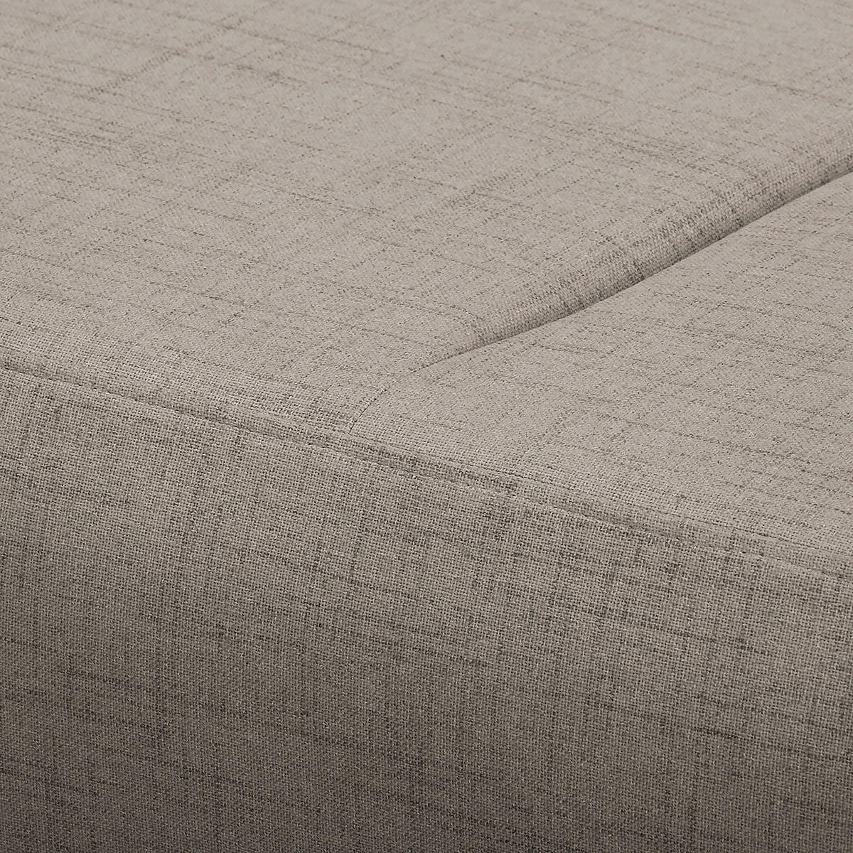 ECKSOFA Bella Graphitfarben Textilgeflecht  - Wengefarben/Graphitfarben, Design, Holz/Textil (257/174cm) - Livetastic