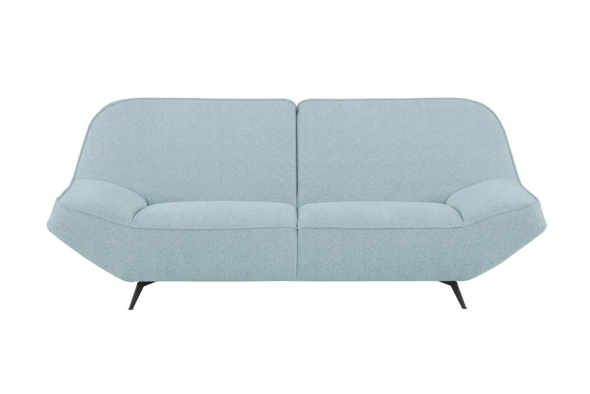 3-SITZER-SOFA in Chenille Mintgrün  - Mintgrün, Design, Textil (223/87/96cm) - MID.YOU