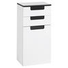 UNTERSCHRANK 40/79/27 cm   - Anthrazit/Weiß, MODERN, Holzwerkstoff (40/79/27cm) - Held