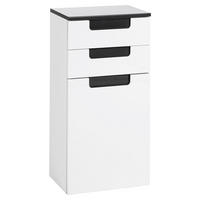 SPODNÍ SKŘÍŇKA, bílá, 40/79/27 cm - bílá/antracitová, Moderní, kompozitní dřevo (40/79/27cm) - Held
