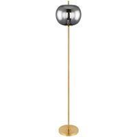 STOJACÍ LAMPA, 30/160 cm  - barvy mosazi, Design, kov/sklo (30/160cm) - Globo