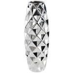 VASE 32 cm  - Silberfarben, Basics, Keramik (11/32cm) - Ambia Home