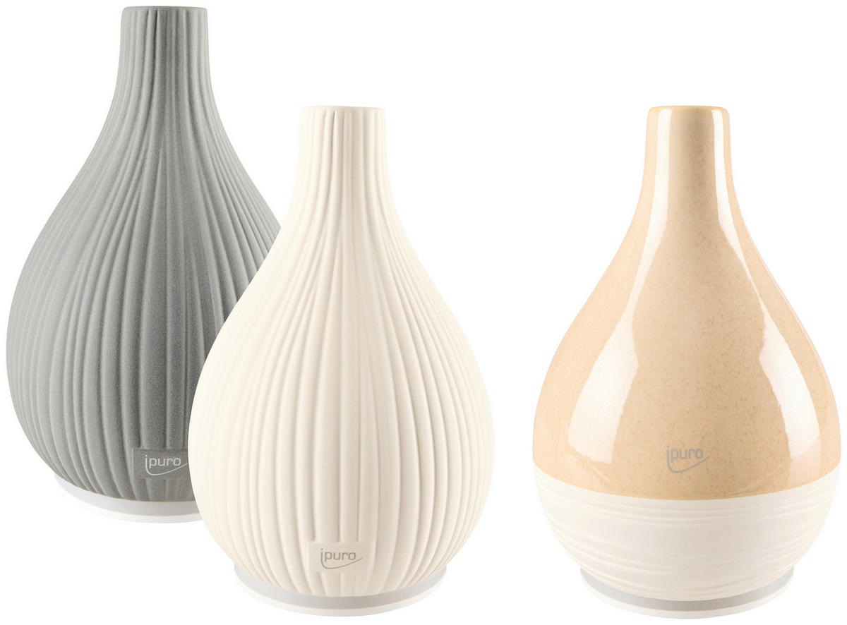 DIFFUSER Air Sonic  - Sandfarben, Basics (17,5/17,5/23cm) - Ipuro