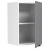 KÜCHENOBERSCHRANK 40/60/31 cm  in Anthrazit, Weiß  - Anthrazit/Schwarz, Trend, Holzwerkstoff/Kunststoff (40/60/31cm) - MID.YOU