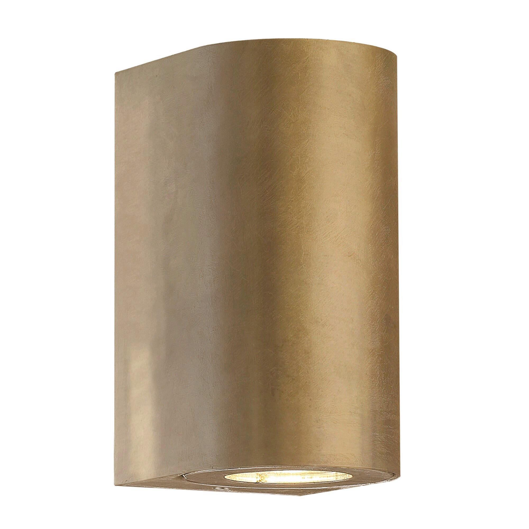 AUßENWANDLEUCHTE 8,7/17,2/10 cm   - Messingfarben, Design, Metall (8,7/10/17,2cm) - Nordlux