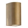 AUßENWANDLEUCHTE 8,7/10/17,2 cm   - Messingfarben, Design, Metall (8,7/10/17,2cm) - Nordlux