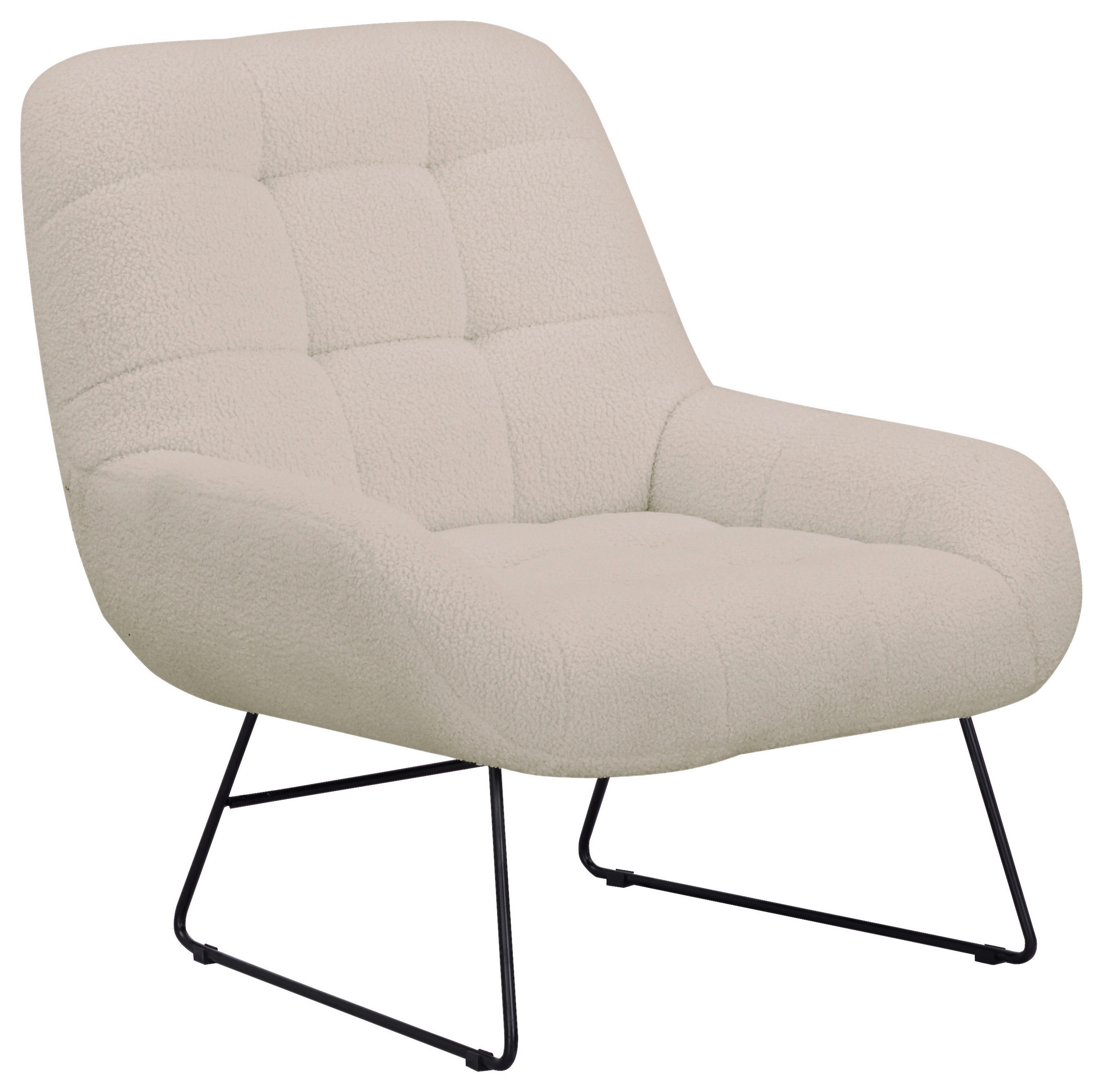 Sessel Dot Beige B: 81 cm