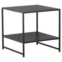 BEISTELLTISCH 50/50/50 cm Schwarz rechteckig  - Schwarz, Design, Metall (50/50/50cm) - Livetastic