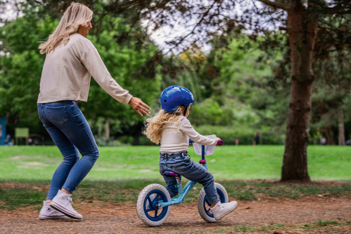 LAUFRAD  - Hellblau, Basics, Metall (44/87/64cm)