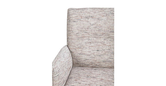 ARMLEHNSTUHL  Sitzfläche 360° drehbar, inklusive Armlehnen, automatische Rückholfunktion Webstoff  - Taupe/Schwarz, Design, Textil/Metall (65/91/65cm) - Novel