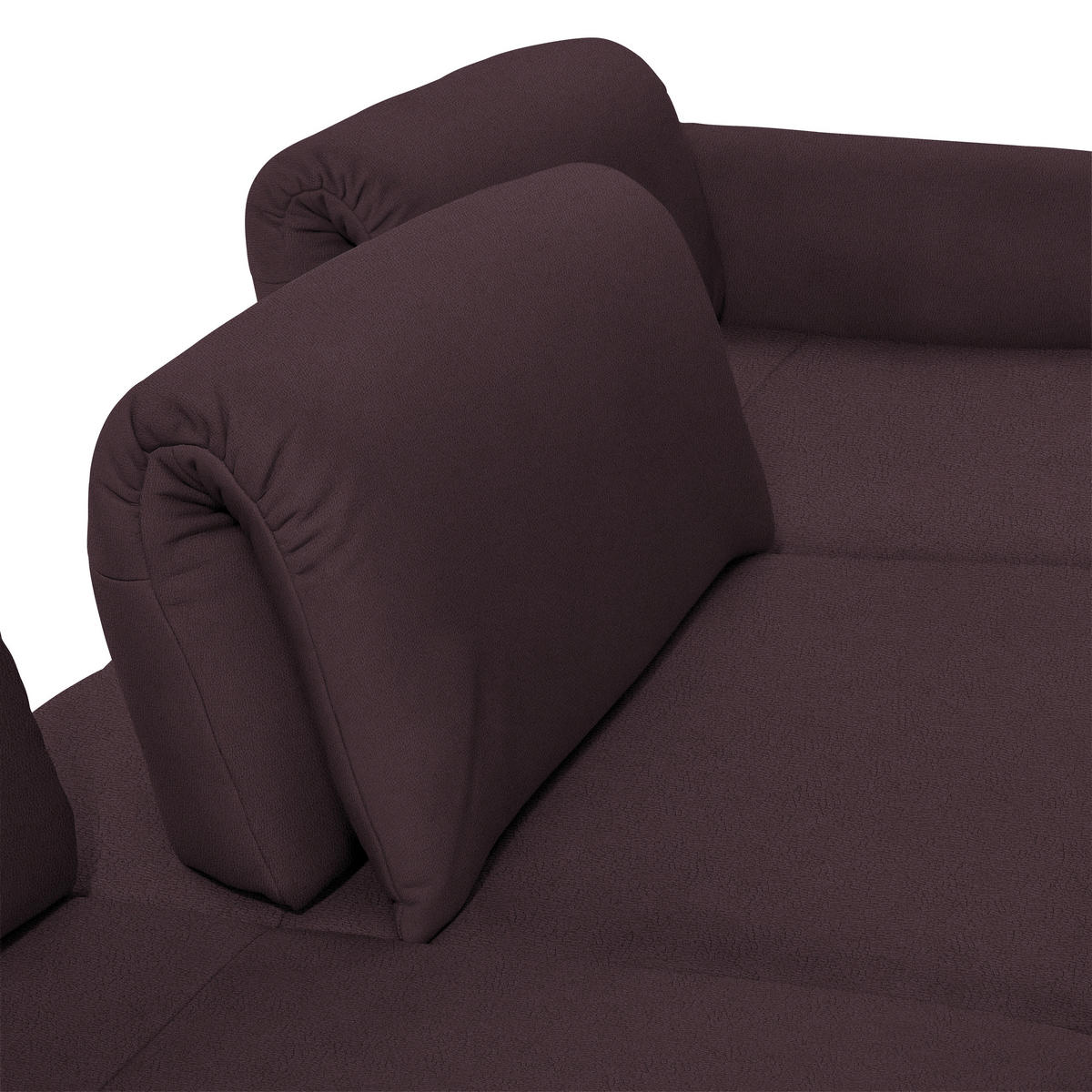 ECKSOFA in Echtleder Dunkelbraun  - Anthrazit/Dunkelbraun, Design, Leder/Metall (308/173cm) - Joop!