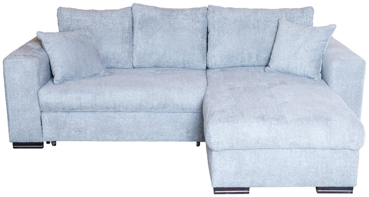 ECKSOFA in Webstoff Grau  - Braun/Grau, KONVENTIONELL, Holz/Textil (170/235cm) - Carryhome