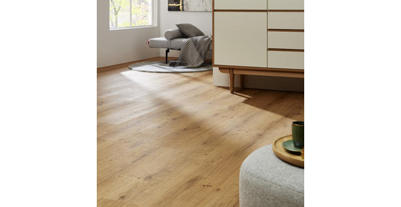 VINYLBODEN Eiche Stockholm  per  m² - Eichefarben, Design, Holzwerkstoff (123,5/23,0/0,85cm) - Venda