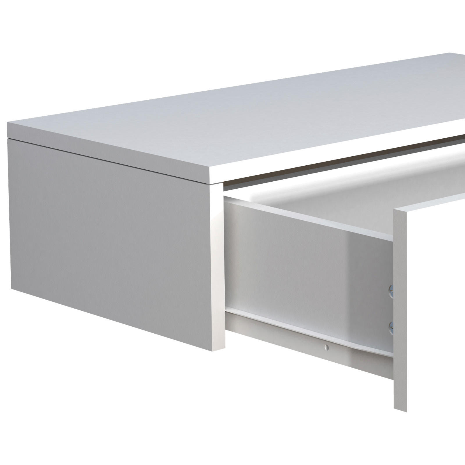 NACHTSCHRANK 60/15/30 cm  - Weiß, MODERN, Holzwerkstoff (60/15/30cm) - Livetastic