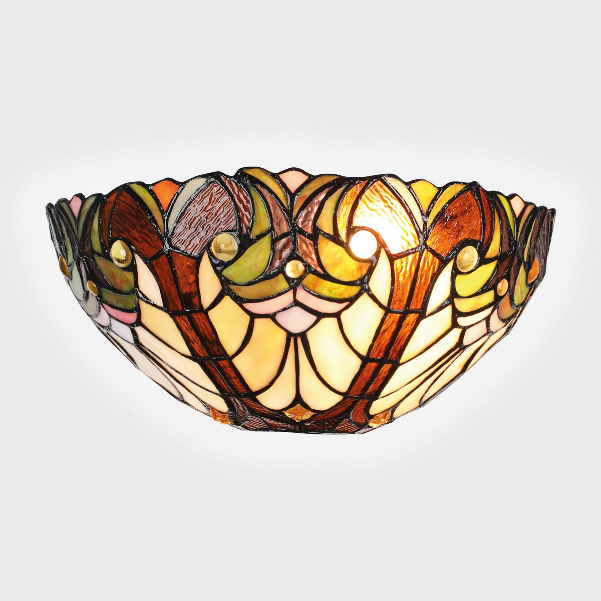 FALILÁMPA - többszínű, Basics, Üveg (15/15/30cm)