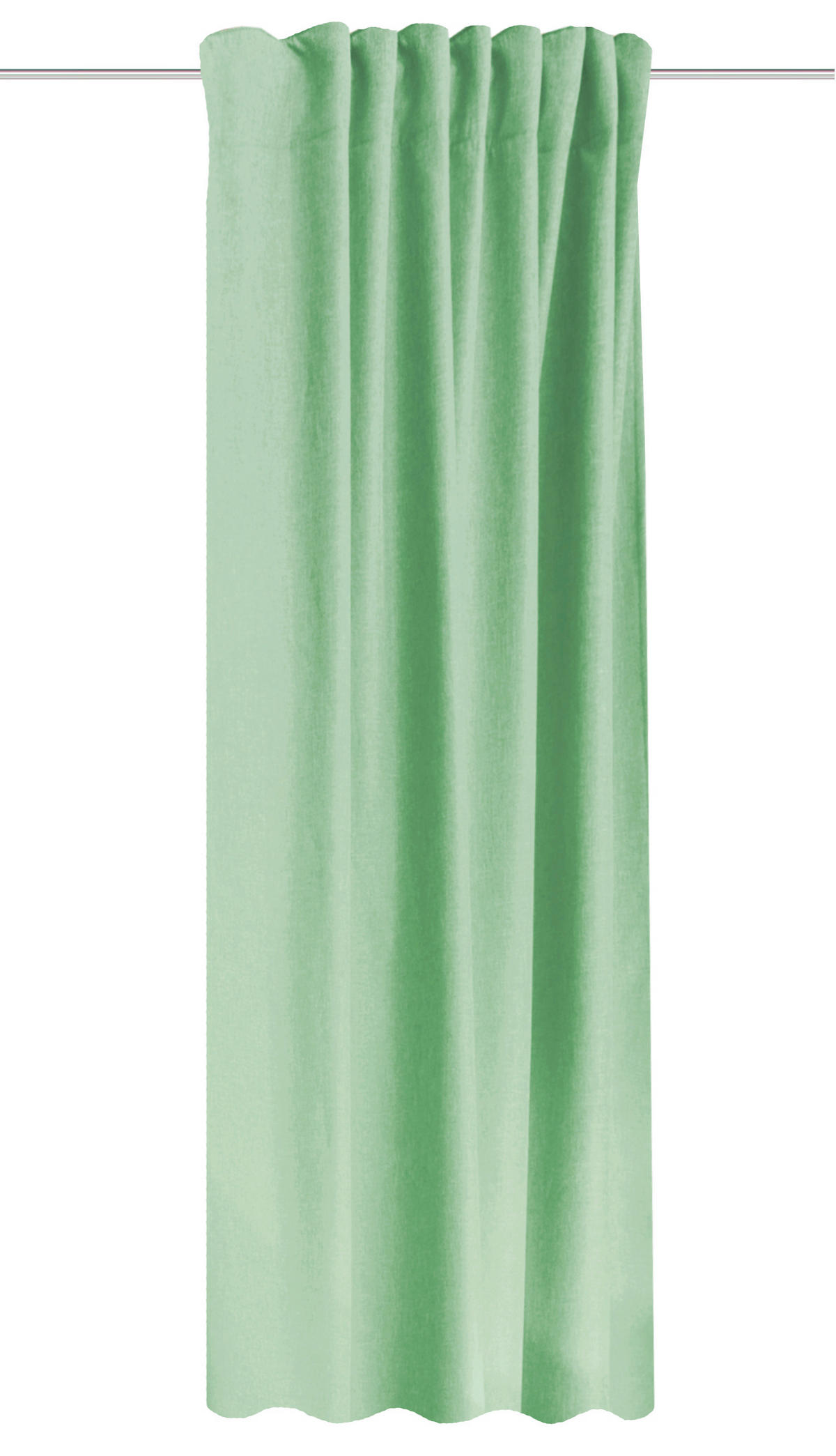WÄRMESCHUTZVORHANG ESKIMO blickdicht 135/245 cm   - Mintgrün, Basics, Textil (135/245cm)
