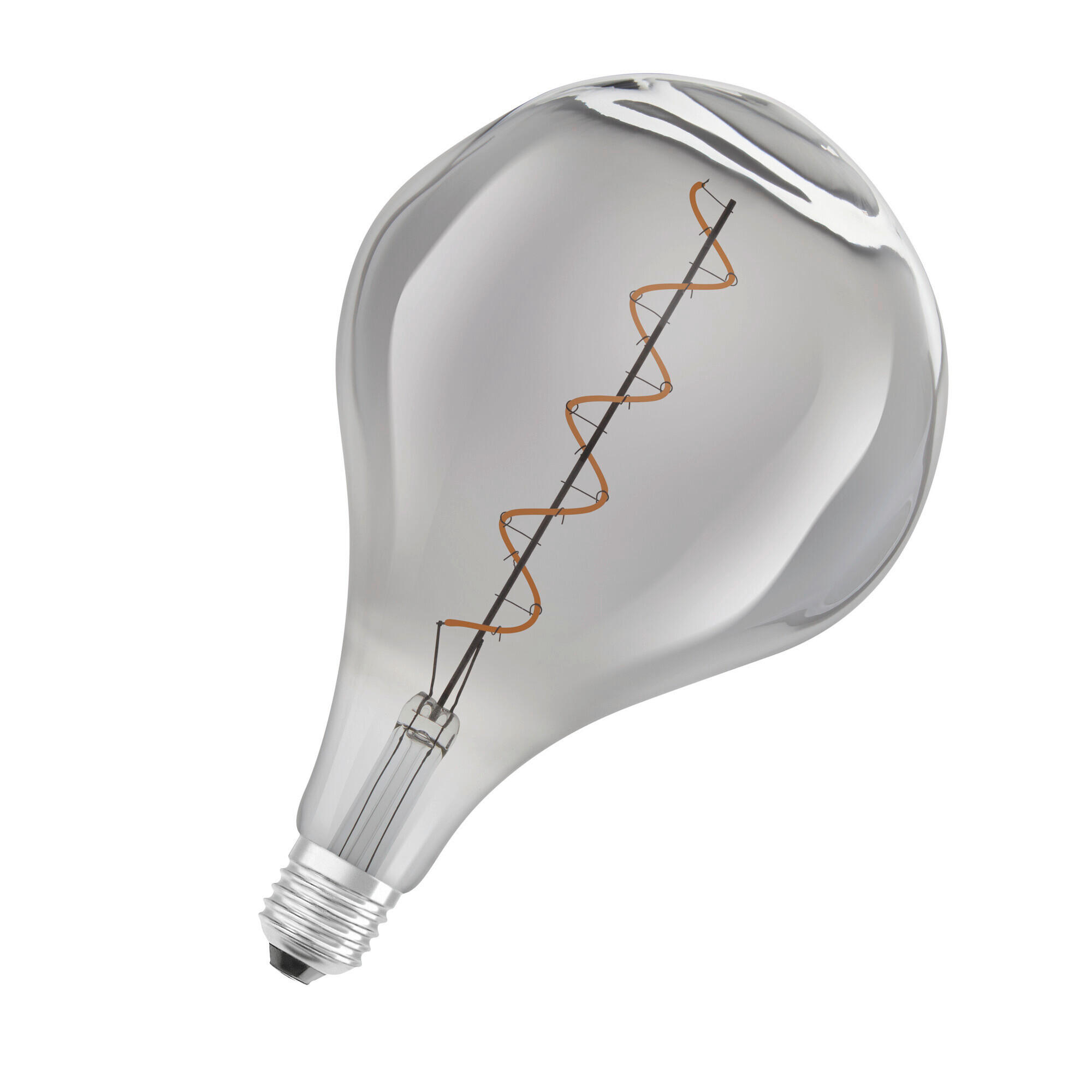 LED-LEUCHTMITTEL   E27 4,5 W  - Hellgrau, Basics, Glas (16,5/27cm) - Osram