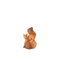 DEKOEICHHÖRNCHEN - Braun, Basics, Keramik (9/7/14cm)
