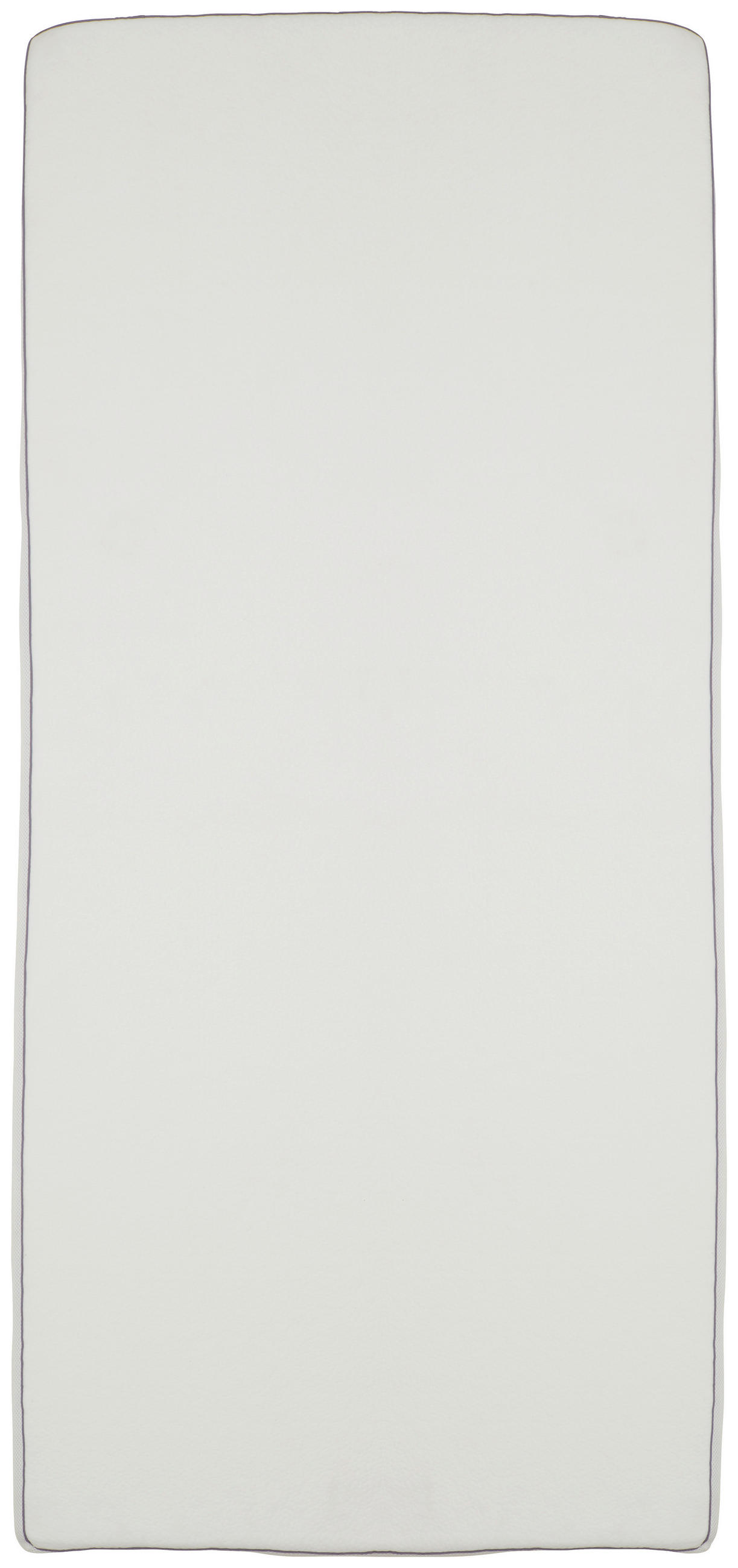 TOPPER Höhe ca.  - Weiß/Grau, Basics, Textil (120/200cm) - Sleeptex