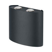 LED-AUßENLEUCHTE 5/14/13 cm   - Dunkelgrau, Basics, Kunststoff/Metall (5/14/13cm) - Osram