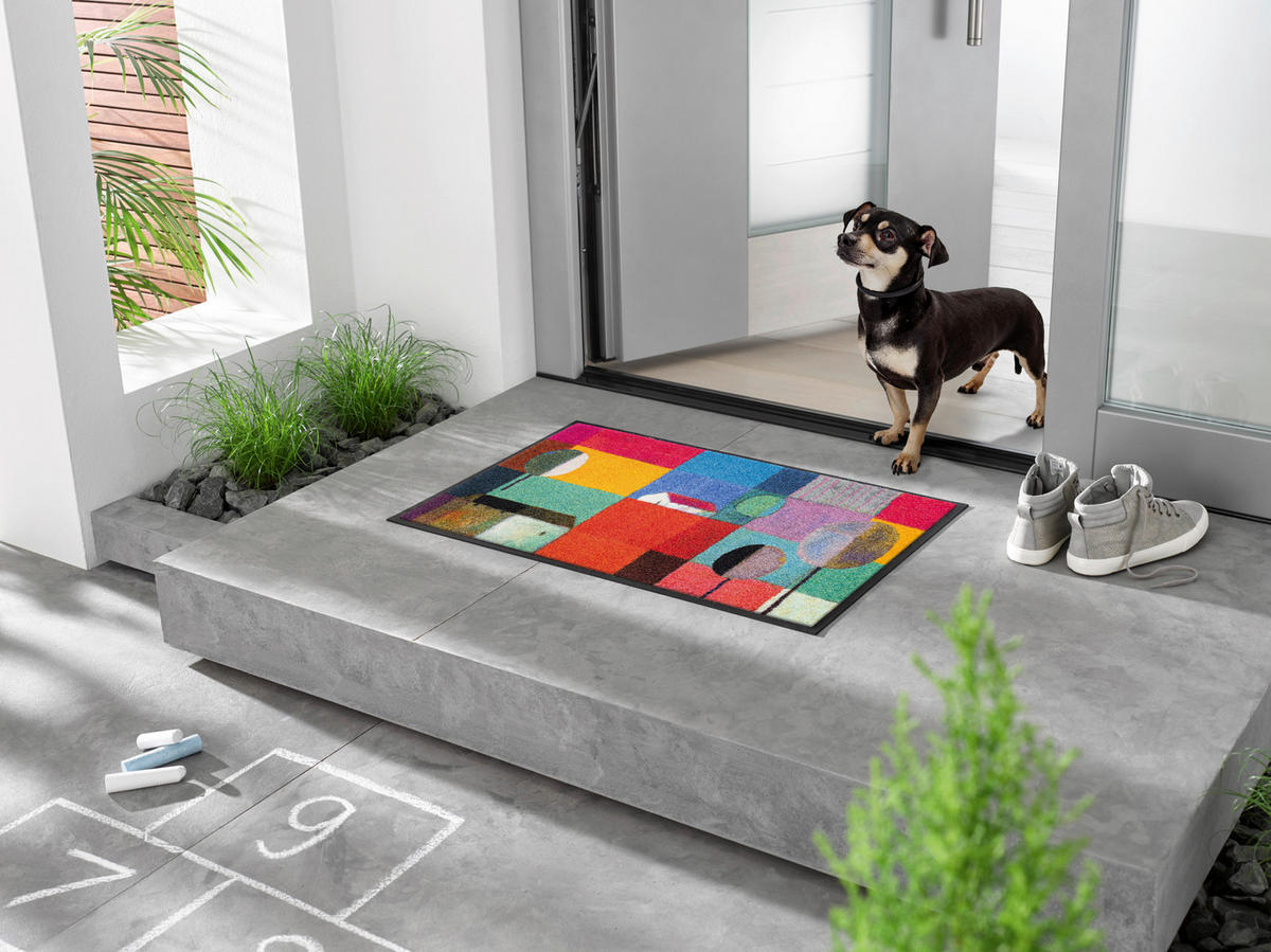 DVEŘNÍ ROHOŽKA, 50/75 cm, vícebarevná - vícebarevná, Konvenční, textil/plast (50/75cm) - Esposa