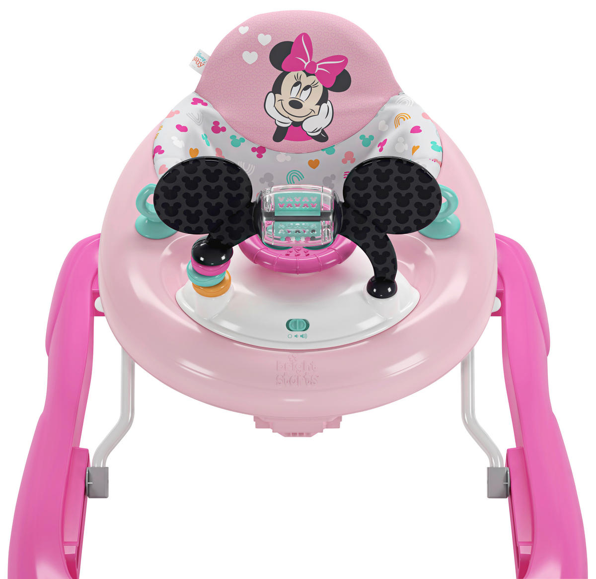 LAUFLERNWAGEN  - Multicolor/Rosa, Basics, Kunststoff/Textil (68.6/63.5/61cm)