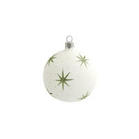 JULGRANSKULA 8 cm  - vit, Lifestyle, metall/glas (8cm) - Best Price