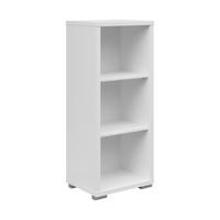 AKTENREGAL 43/107,2/39,5 cm  - Weiss/Silberfarben, Konventionell, Holzwerkstoff/Kunststoff (43/107,2/39,5cm) - Voleo