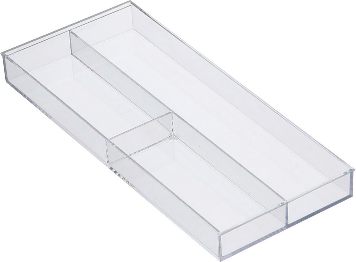 TISCHORGANIZER 25/24,6/6 cm  - Weiss, Basics, Kunststoff (25/24,6/6cm)