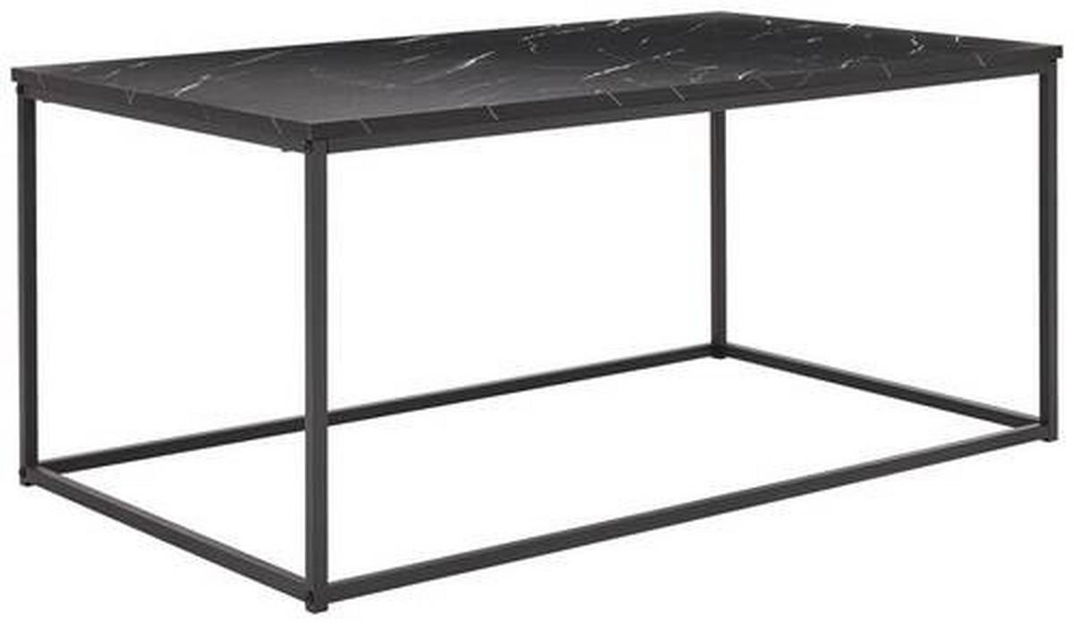COUCHTISCH in Metall, Holzwerkstoff  - Schwarz, Design, Holzwerkstoff/Metall (100/45/60cm) - MID.YOU