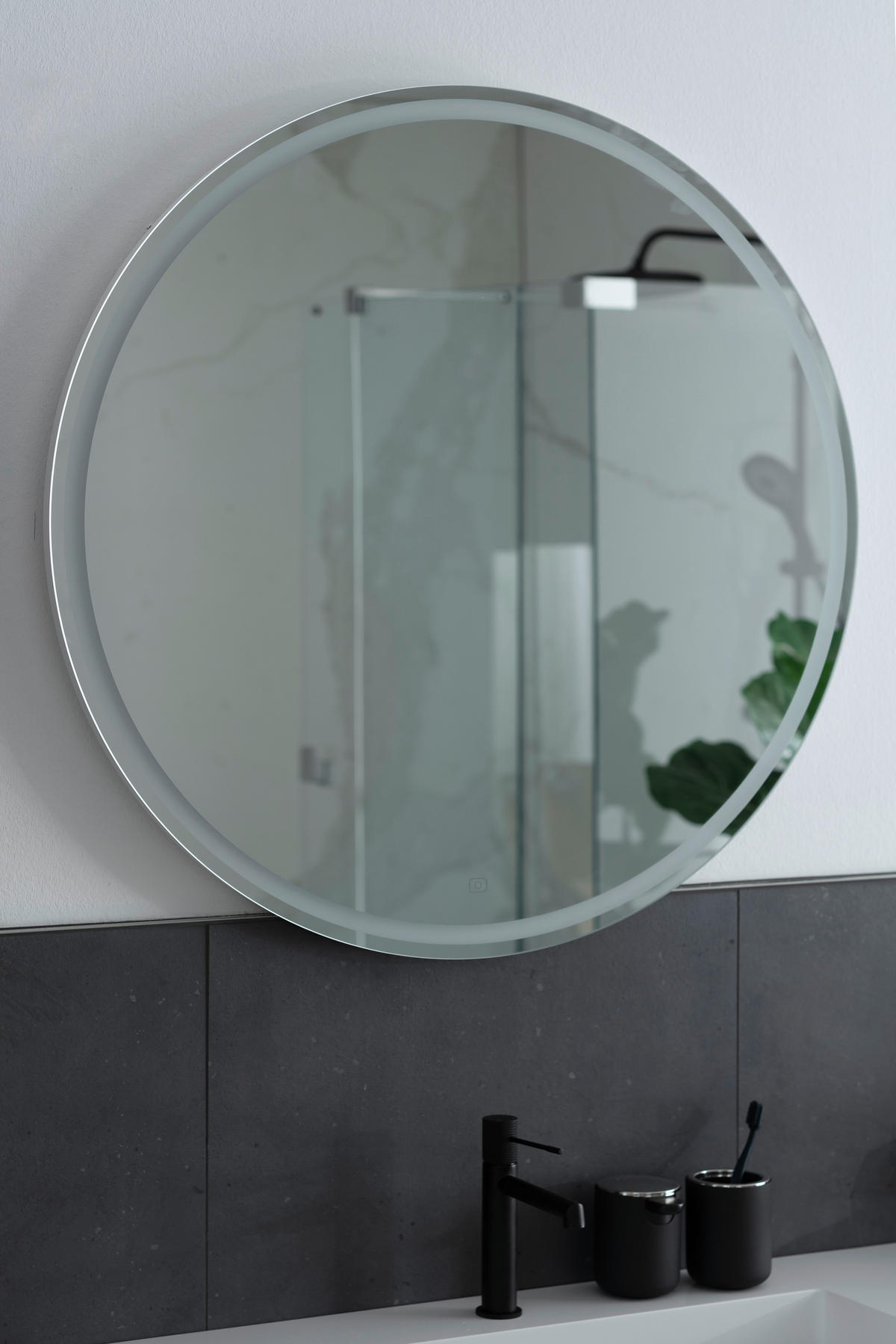 BADEZIMMERSPIEGEL 90/90/2,2 cm  - Klar, Design, Glas (90/90/2,2cm) - Schöner Wohnen