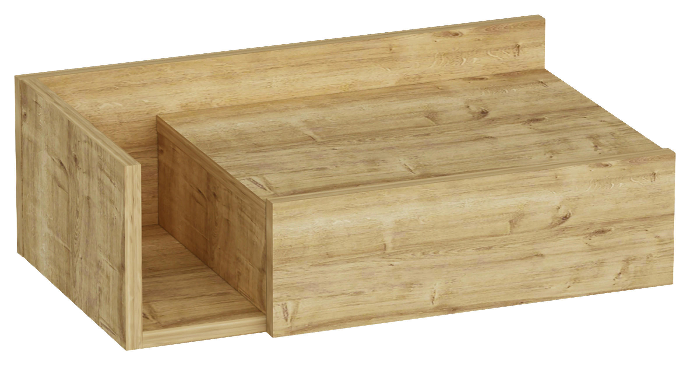 NACHTTISCH 60/21,4/35 cm  in Eichefarben  - Eichefarben, Design, Holzwerkstoff (60/21,4/35cm) - MID.YOU