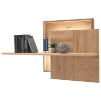 VÄGGHYLLA 120/69/26 cm  - ek Bianco, Design, trämaterial/trä (120/69/26cm) - MID.YOU