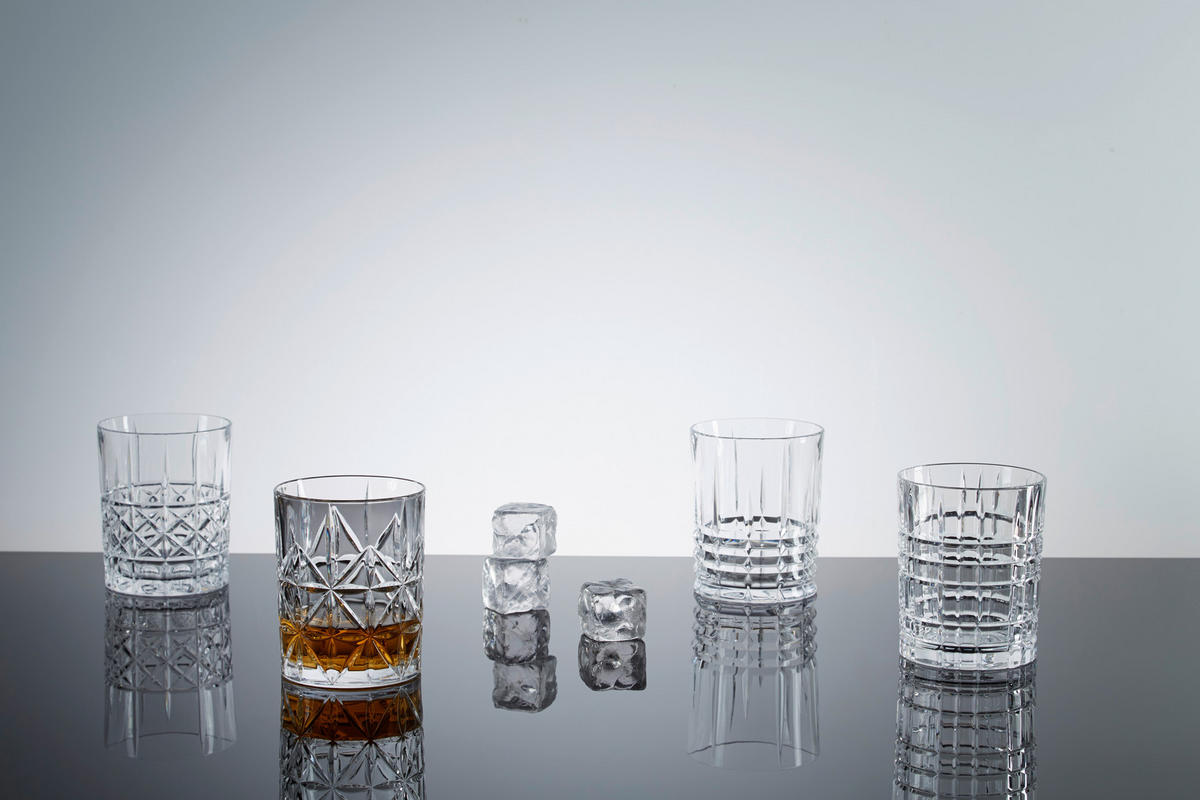 WHISKY-GLÄSERSET HIGHLAND  4-teilig  - KONVENTIONELL, Glas (345ml) - Nachtmann