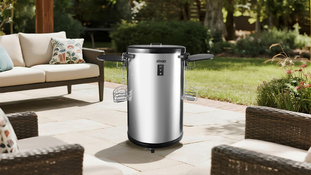 KÜHLSCHRANK 52690006/01  - Edelstahlfarben, Basics, Glas/Kunststoff (42,6/84,5cm) - Atrigo