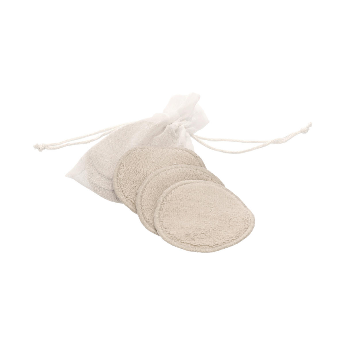 KOZMETIKAI TÁSKA - bézs, Basics, textil - Vossen