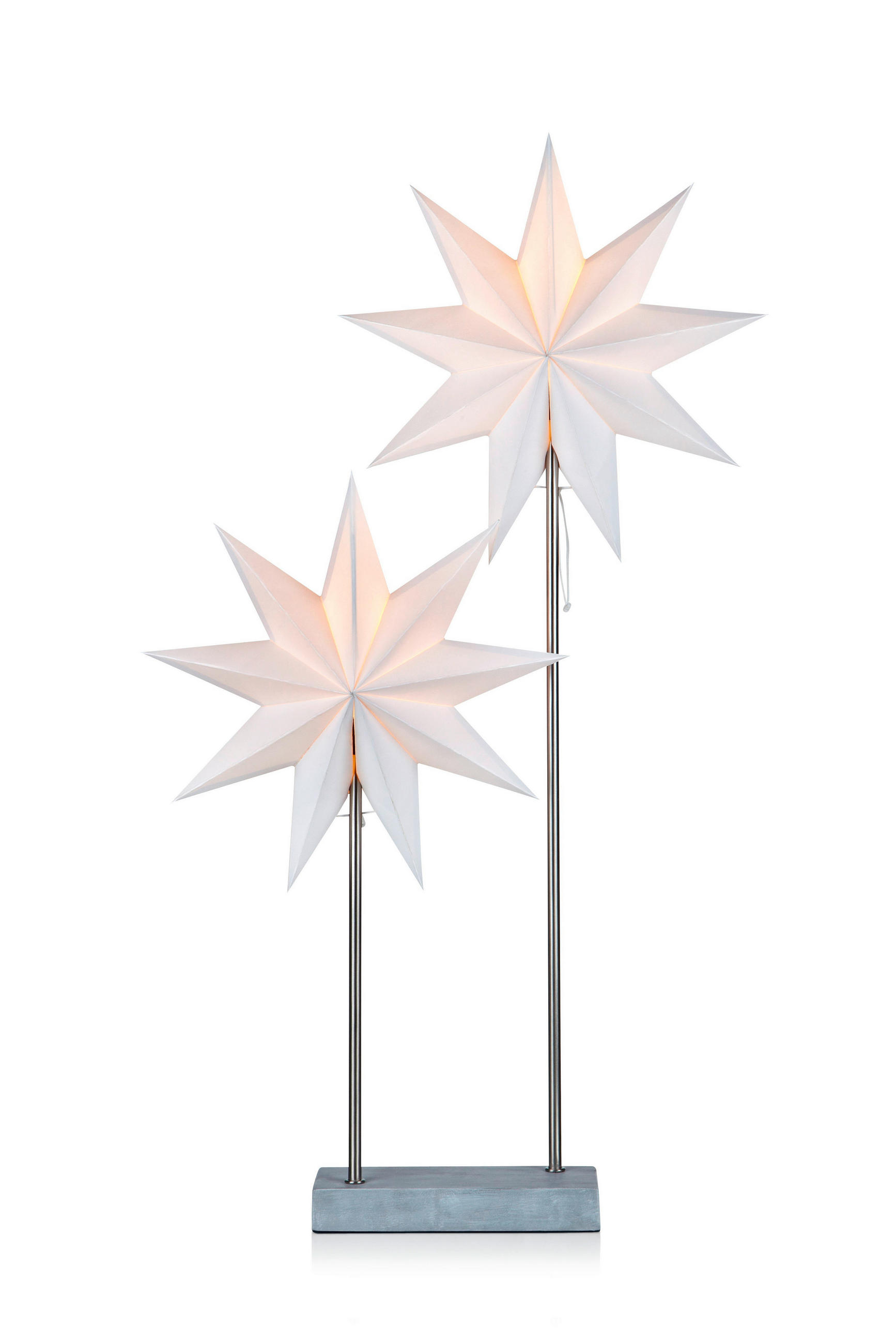 DEKOSTERN  - Weiß, Basics, Papier/Metall (46/80/14cm) - Markslöjd