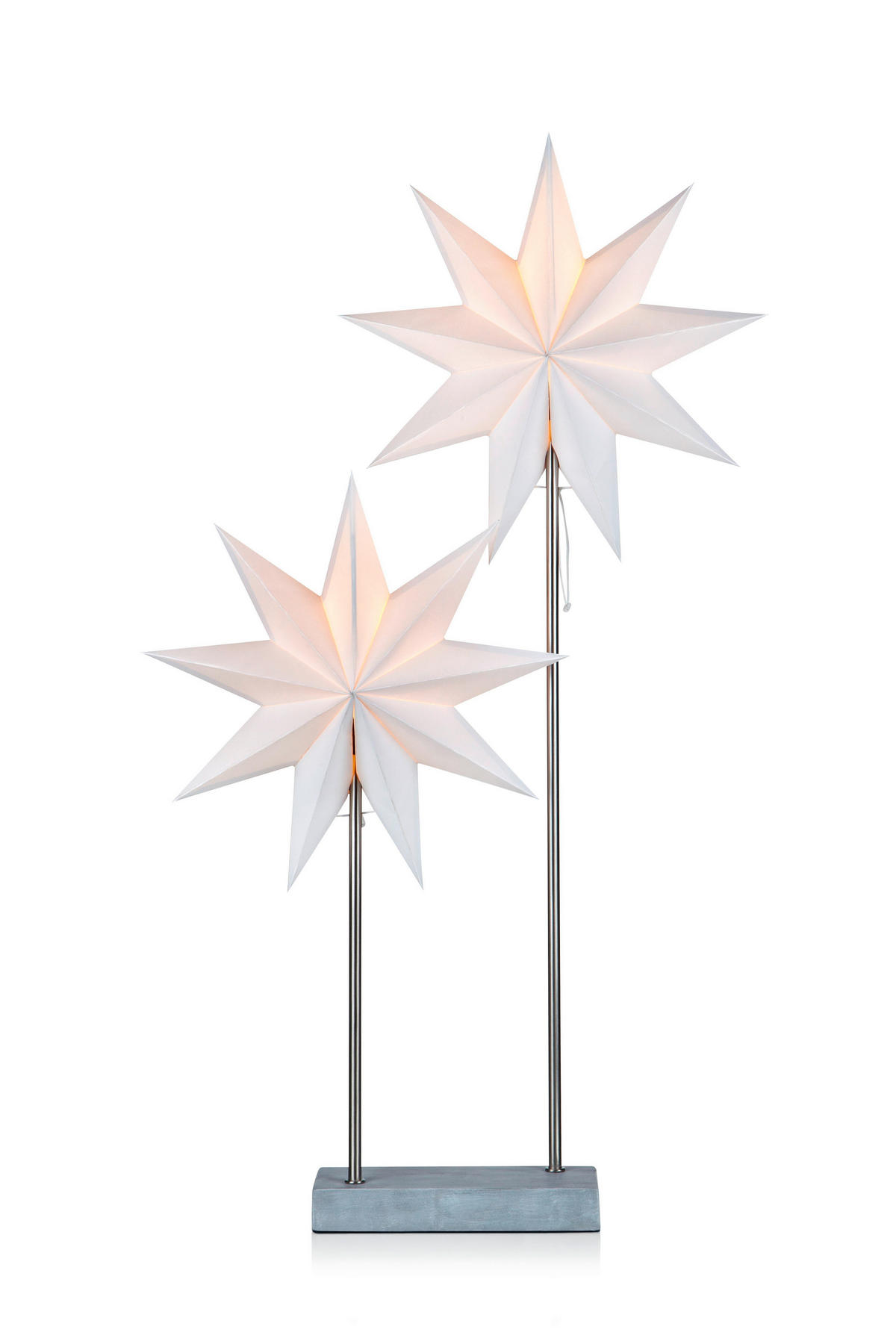 DEKOSTERN  - Weiß, Basics, Papier/Metall (46/80/14cm) - Markslöjd