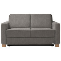 SCHLAFSOFA Schlammfarben, Hellbraun  - Hellbraun/Schlammfarben, KONVENTIONELL, Holz/Textil (160/86/92cm) - Sedda