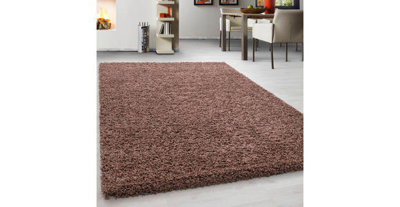 HOCHFLORTEPPICH 80/150 cm Life 1500 Hellbraun  - Hellbraun, KONVENTIONELL, Textil (80/150cm) - Novel