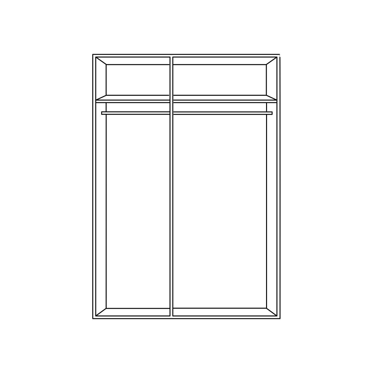 JUGENDZIMMER - Champagner/Eiche Artisan, KONVENTIONELL, Holzwerkstoff (120/200cm) - Stylife