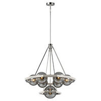 TAKKRONA Harper 81,3/100,3 cm  - nickelfärgad, Design, metall/glas (81,3/100,3cm) - Elstead Lighting