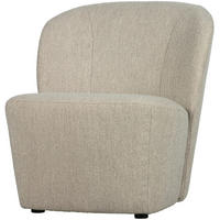 SESSEL in Bouclé Naturfarben  - Schwarz/Naturfarben, Design, Kunststoff/Textil (68/75/72cm) - Livetastic