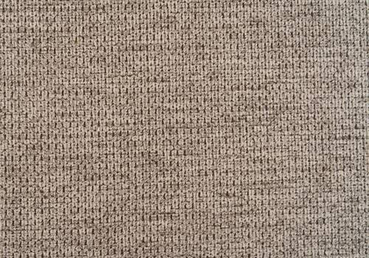 ECKSOFA in Webstoff Taupe  - Taupe/Schwarz, Design, Textil/Metall (244/173cm) - Moderano