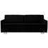 SCHLAFSOFA in Textil Schwarz - Schwarz, KONVENTIONELL, Textil/Metall (216/84/92cm) - Sedda SCHLAFSOFA in Textil Schwarz - Schwarz, KONVENTIONELL, Textil/Metall (216/84/92cm) - Sedda