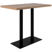 BARTISCH in Holzwerkstoff 120/70/105 cm   - Schwarz/Eiche Artisan, Design, Holzwerkstoff/Metall (120/70/105cm) - MID.YOU