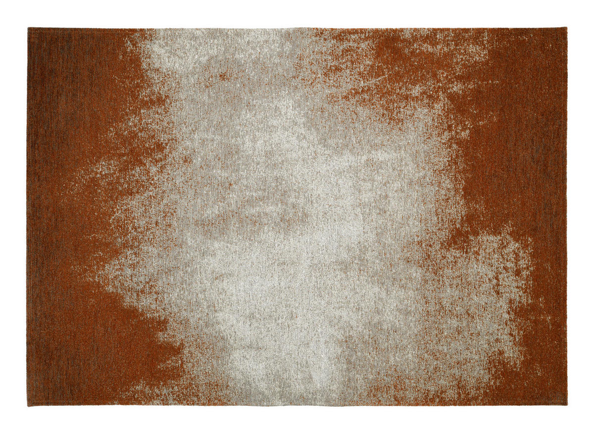FLACHWEBETEPPICH 155/230 cm Lykaris Orange, Beige  - Beige/Orange, Design, Kunststoff/Textil (155/230cm) - Novel